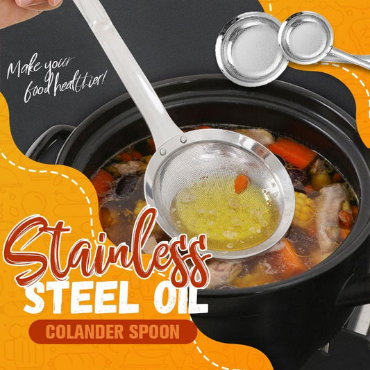 🔥Limited Sale 50% OFF🔥Stainless Steel Oil Colander Spoon