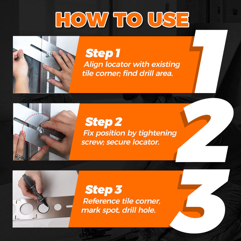 🔥Limited Sale 50% OFF🔥Tools Revolution💪Ceramic Tile Hole Locator