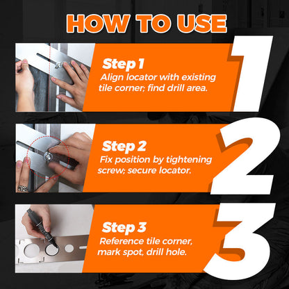 🔥Limited Sale 50% OFF🔥Tools Revolution💪Ceramic Tile Hole Locator