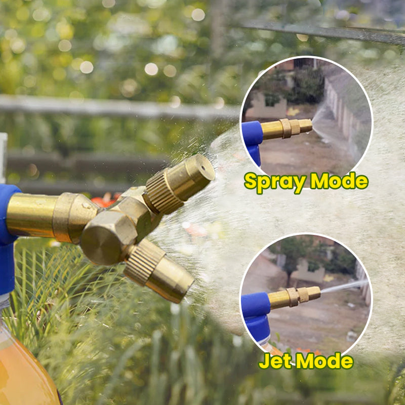 🔥Spring Arrival Hot Sale - 49% OFF🔥 Double-ended Copper Rod Reciprocating Air Pressure Manual Spray Gun for Watering Flowers