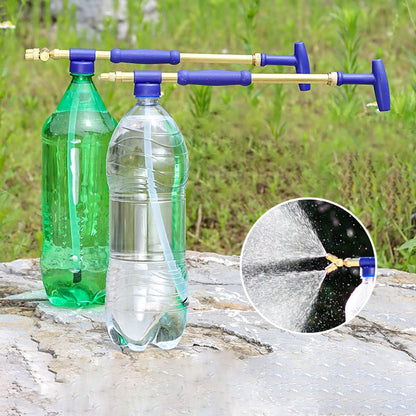 🔥Spring Arrival Hot Sale - 49% OFF🔥 Double-ended Copper Rod Reciprocating Air Pressure Manual Spray Gun for Watering Flowers