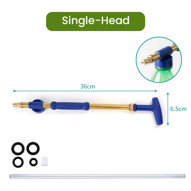 🔥Spring Arrival Hot Sale - 49% OFF🔥 Double-ended Copper Rod Reciprocating Air Pressure Manual Spray Gun for Watering Flowers
