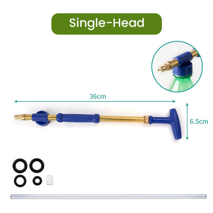 🔥Spring Arrival Hot Sale - 49% OFF🔥 Double-ended Copper Rod Reciprocating Air Pressure Manual Spray Gun for Watering Flowers