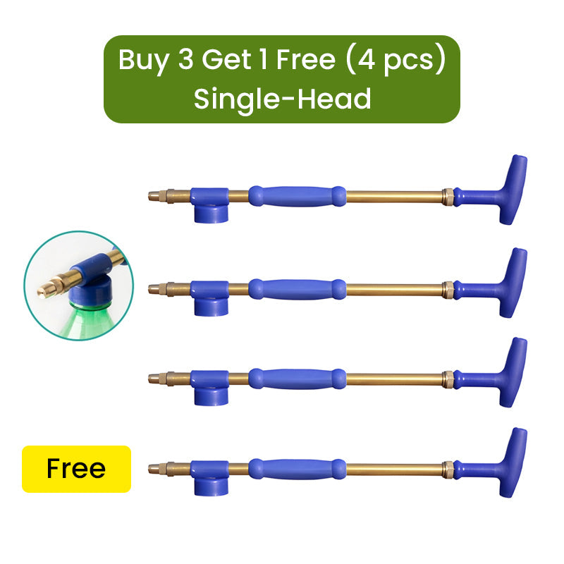🔥Spring Arrival Hot Sale - 49% OFF🔥 Double-ended Copper Rod Reciprocating Air Pressure Manual Spray Gun for Watering Flowers