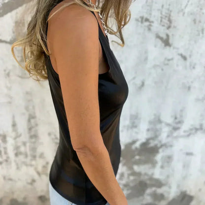 🔥2025 HOT SALE🔥 Shimmer Metallic Tank Top