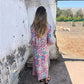 🌸Spring Specials 50% Off🌸Women's Bohemian V-Neck Abstract Printed Maxi Dress