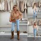 🌸Spring Specials🌸 Stylish Women's Long Sleeve Drawstring Short Jacket Coat