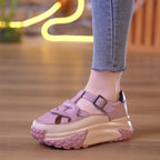 🔥LIMITED SALE 50% OFF🔥Women’s Retro Hollowed Soft Leather Casual Platform Shoes