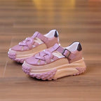 🔥LIMITED SALE 50% OFF🔥Women’s Retro Hollowed Soft Leather Casual Platform Shoes