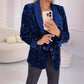 💖Limited Sale 50% OFF💖Women's Fashionable Long Sleeve Sequin Blazer