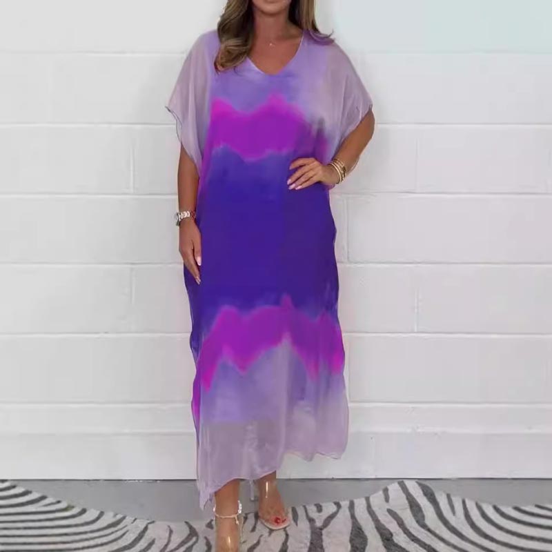 🔥Big price reduction💃Women's Comfortable Flowy Tie Dye Dress