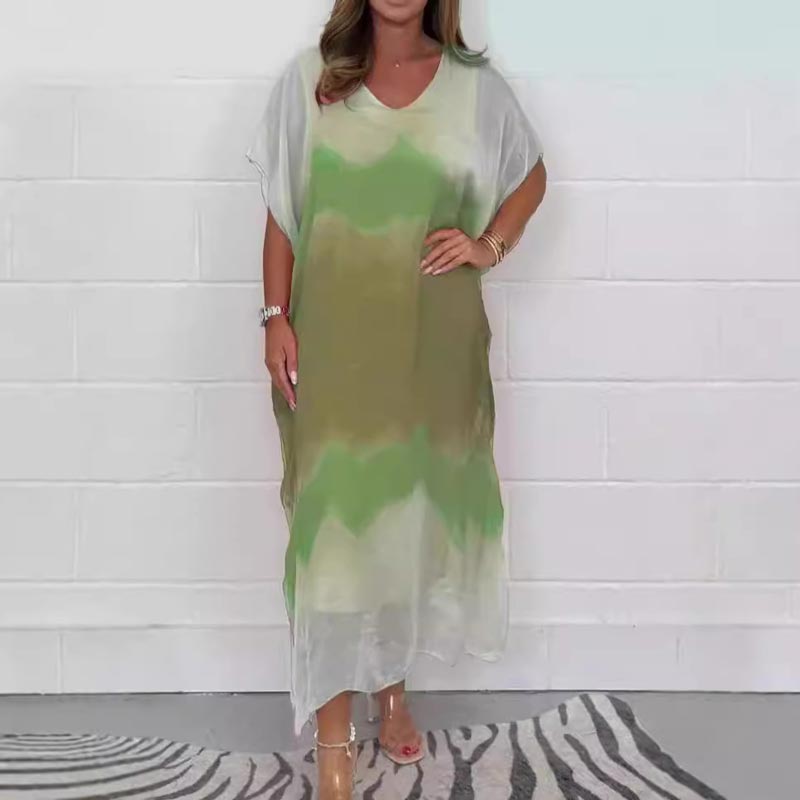 🔥Big price reduction💃Women's Comfortable Flowy Tie Dye Dress