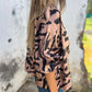 🌸Spring Specials🌸 Women's Zebra Print Zipper Bomber Jacket