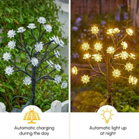 🔥LIMITED SALE 50% OFF🔥Outdoor Waterproof Cherry Blossom  Multicolor Solar Garden Lights