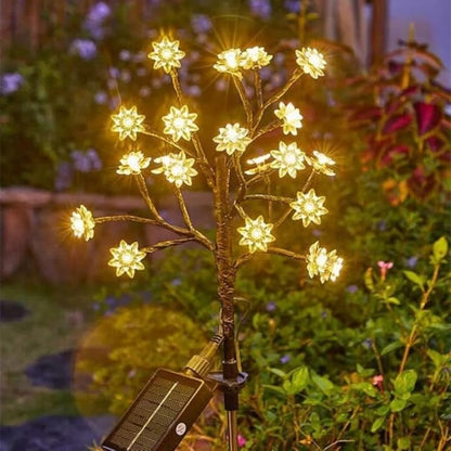 🔥LIMITED SALE 50% OFF🔥Outdoor Waterproof Cherry Blossom  Multicolor Solar Garden Lights