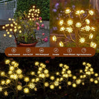 🔥LIMITED SALE 50% OFF🔥Outdoor Waterproof Cherry Blossom  Multicolor Solar Garden Lights