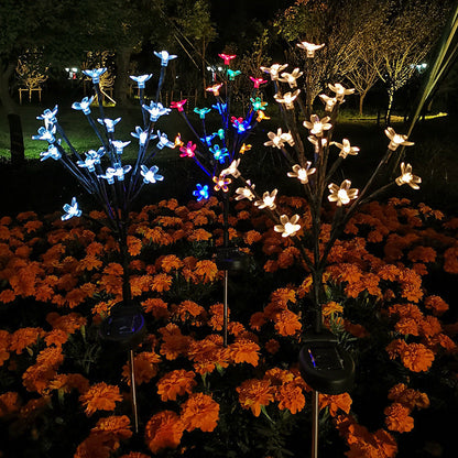🔥LIMITED SALE 50% OFF🔥Outdoor Waterproof Cherry Blossom  Multicolor Solar Garden Lights
