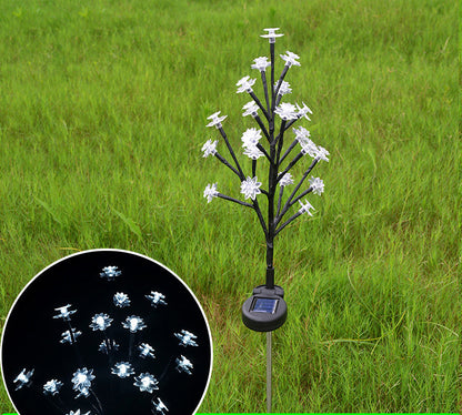 🔥LIMITED SALE 50% OFF🔥Outdoor Waterproof Cherry Blossom  Multicolor Solar Garden Lights