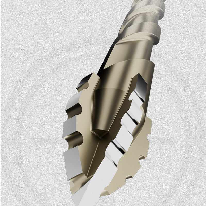 🔥Suitable for all scenarios🔥4-Piece Diamond Grit Drill Bit Set - Tile/Glass/Marble/Concrete Drill Bits (2025 Upgraded 4-Flute Eccentric Design)