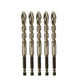 🔥Suitable for all scenarios🔥4-Piece Diamond Grit Drill Bit Set - Tile/Glass/Marble/Concrete Drill Bits (2025 Upgraded 4-Flute Eccentric Design)