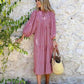 🌸Spring Specials🌸Women's Elegant Puff Sleeve Floral Boho Maxi Dress