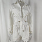 🩷Limited Sale 50% OFF🩷2-Piece Set-Women's Summer Shirt and Shorts