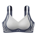🎉2025 New Products Hot Sale✨Color-Blocked Non-Marking Gathered Push-Up Bra