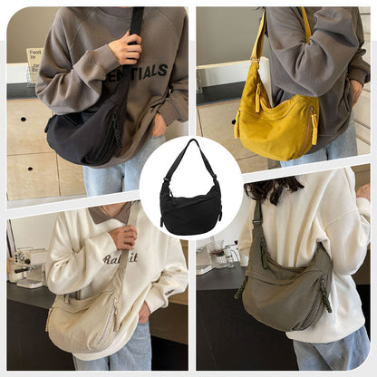 Unisex grote capaciteit crossbody tas