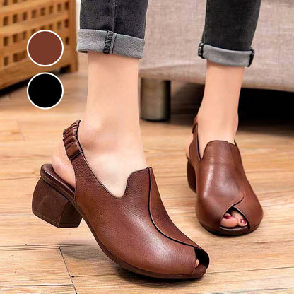 🌸Spring Specials🌸Women's Peep Toe Chunky Heel Sandals