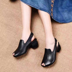 🌸Spring Specials🌸Women's Peep Toe Chunky Heel Sandals