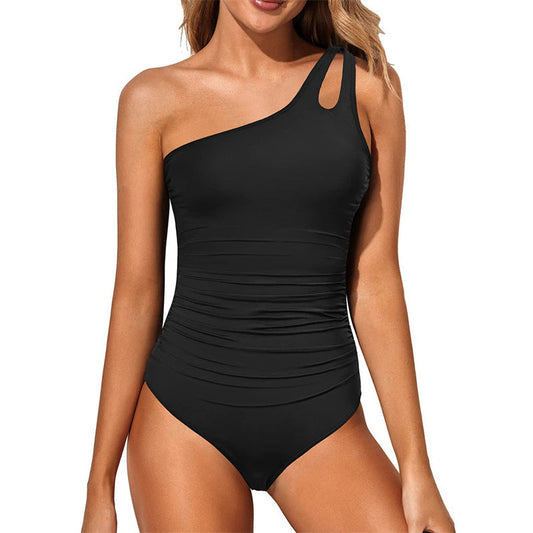 🍹Summer Hot Sales 50%OFF☀️Women’s One Shoulder One-Piece Swimsuit