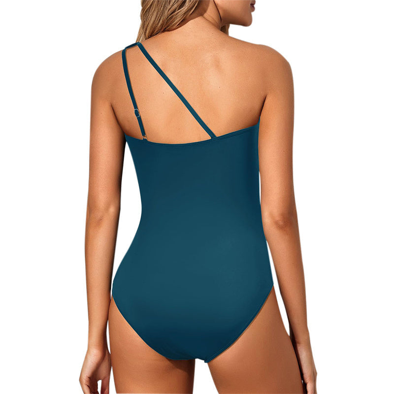 🍹Summer Hot Sales 50%OFF☀️Women’s One Shoulder One-Piece Swimsuit