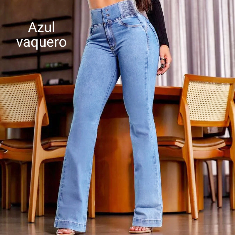 💖Big price reduction！💖Stretch flare jeans with a high waist