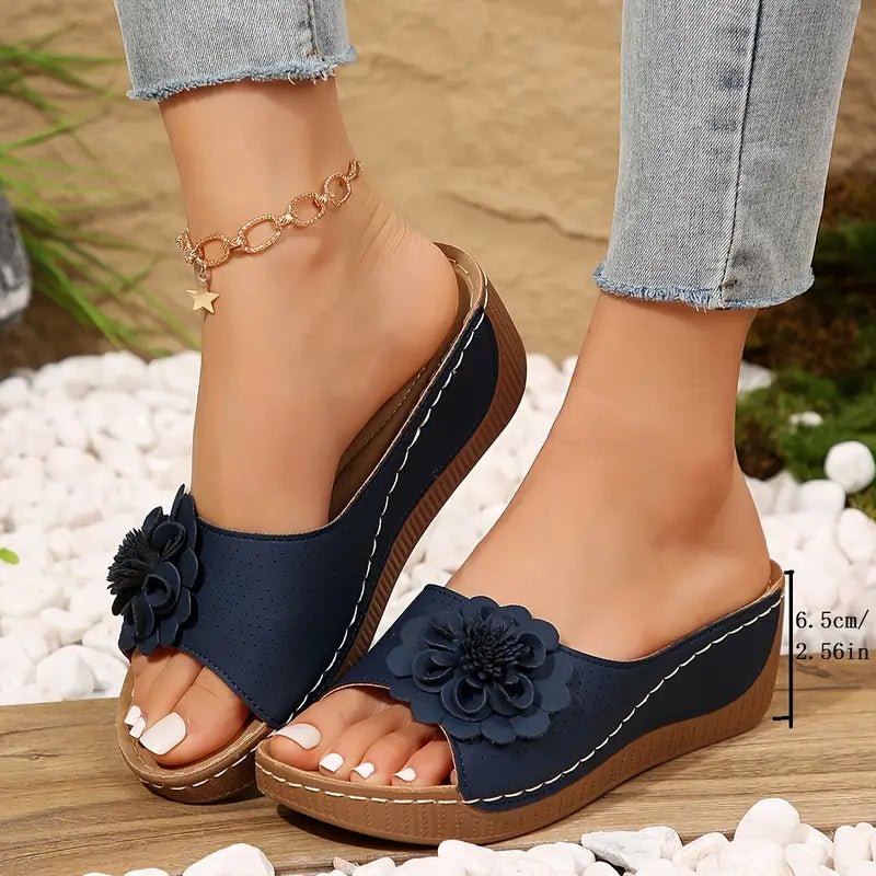 🌸Spring Specials🌸Women's Comfort Flower Slip-On Sandals