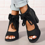 ✨Spring Specials✨Women’s Bow Open-Toe Chunky Heel Sandals