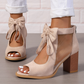 ✨Spring Specials✨Women’s Bow Open-Toe Chunky Heel Sandals