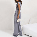 💕Big price reduction！💕 Women’s Elegant Solid Color Two-Piece Set