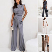 💕Big price reduction！💕 Women’s Elegant Solid Color Two-Piece Set
