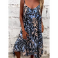 💕Spring New💕Leopard Print Spaghetti Maxi Dress