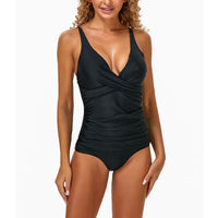 💕Spring New💕Women's One Piece Ruched Tummy Control Swimsuit