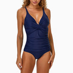 💕Spring New💕Women's One Piece Ruched Tummy Control Swimsuit
