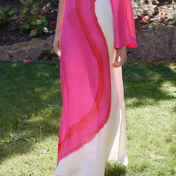 🌸Spring Specials🌸Women's Casual Color-Block One Shoulder Dress