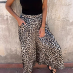 🔥Super Specials-70%OFF🔥Women's Leopard Print Loose Casual Wide Leg Pants