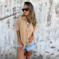 🌸Spring Specials🌸 Women's Casual Solid Color Loose Fit Shirt