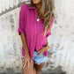 🌸Spring Specials🌸 Women's Casual Solid Color Loose Fit Shirt