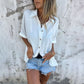 🌸Spring Specials🌸 Women's Casual Solid Color Loose Fit Shirt