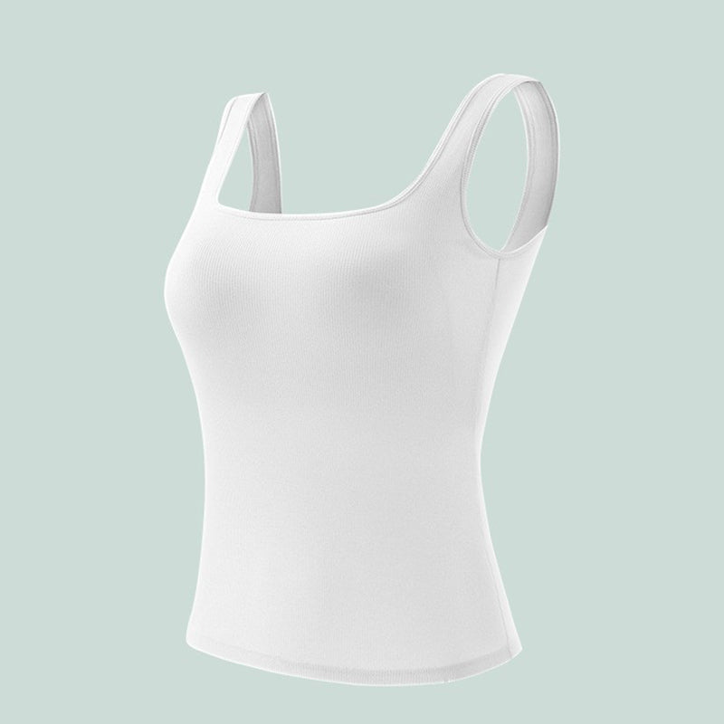 👙🌟Women's Comfortable Backless Tank Top with Built-in Bra💕 Effortless Comfort, Built-in Support, Summer Must-Have!