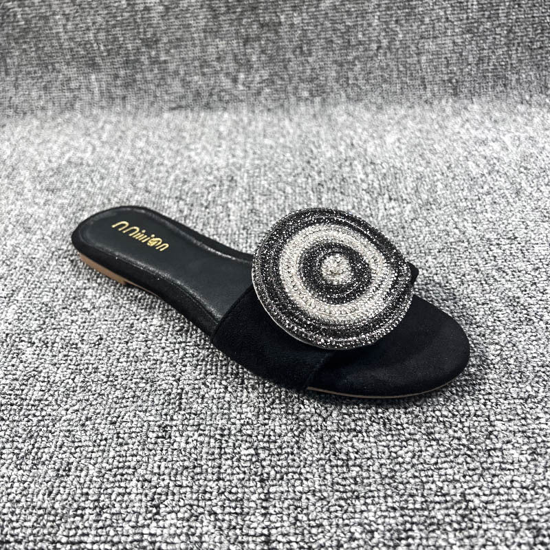 💕Spring New💕Women’s Elegant Rhinestone Slide Sandals