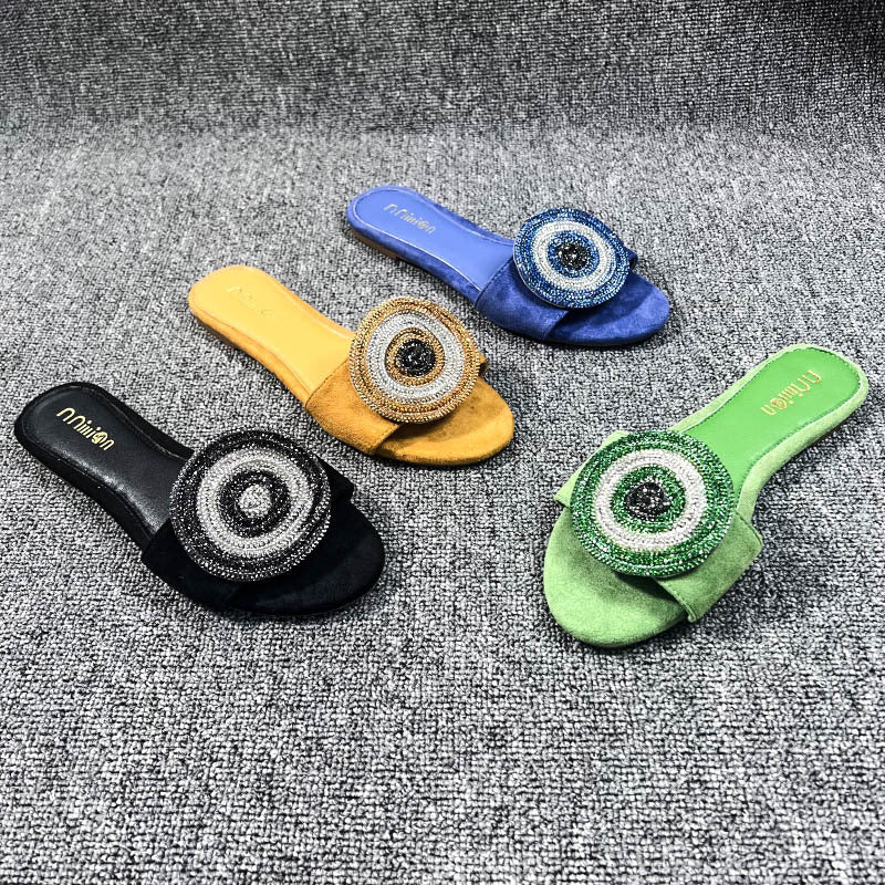 💕Spring New💕Women’s Elegant Rhinestone Slide Sandals