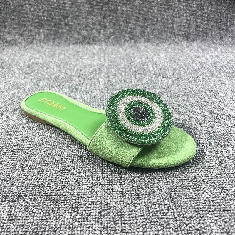 💕Spring New💕Women’s Elegant Rhinestone Slide Sandals